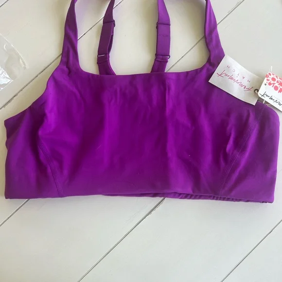 Vibrant Purple Women's Sports Bra - Picture 4 of 5